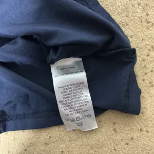Quince Cotton Modal Relaxed Long Sleeve Tee Women S Navy Blue LB48021-JDA01 Crew thumbnail 5