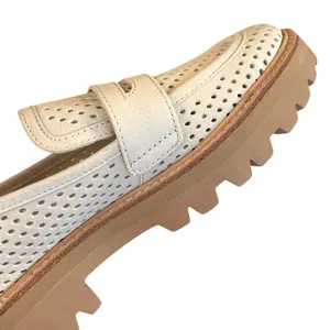 Like New Dolce Vita Leather Malila Loafers Ivory Size 7.5 thumbnail 6