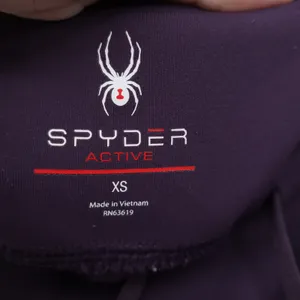 Spyder Active Womens XS Purple Cargo Pocket High Rise Drawstring Leggings thumbnail 3
