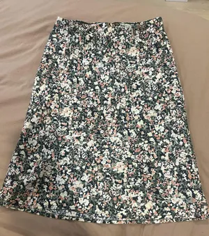 NWOT Abercrombie & Fitch Floral Skirt thumbnail 1