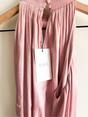 New O.T.P. Caralyn Satin Midi Dress Size S thumbnail 6