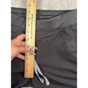 figs zamora jogger scrub pants xs pet Black Mid Rise thumbnail 8