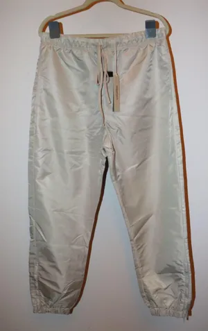 Essentials Gray Nylon Track Pants thumbnail 3