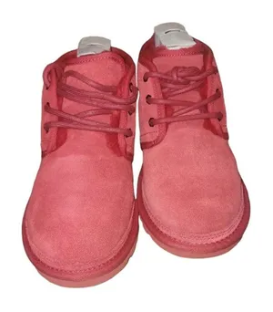 UGG Neumel Chukka Boots Suede Lace Up Casual‎ Shoes Red Clay thumbnail 1