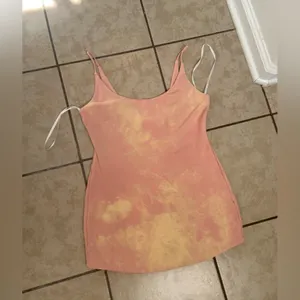 Privacy please blush pink tie dye mini dress size small revolve $88 spring boho thumbnail 4