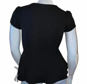 Forever 21 Textured Peplum Top thumbnail 3