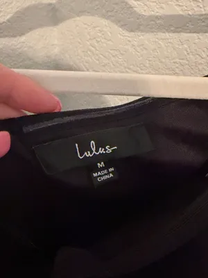 Lulus Bodycon Mini Dress Black thumbnail 3