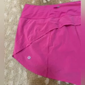Lululemon Athletica Speed up mid rise shorts in sonic pink women’s size 12 thumbnail 6