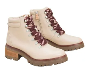 gentle souls Kenneth Cole Brooklyn 2.1‎ Combat Boots 8 Cream thumbnail 1