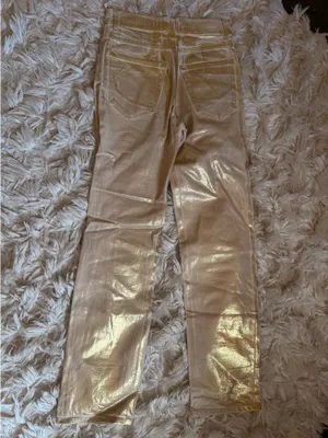 Faded Gold Zara Jeans thumbnail 2