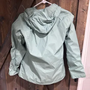 Columbia Light Green Rain Jacket thumbnail 2
