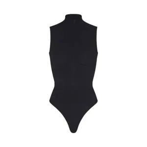 Skims seamless sculpt zip front sleeveless thong S bodysuit NWOT thumbnail 2
