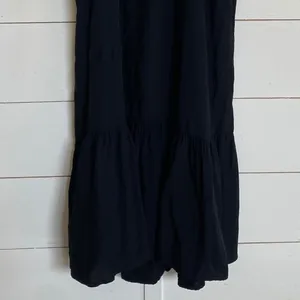 Gap Button Front Ruffle Cami True Black‎ Sleeveless Midi Dress No Belt - S NWT thumbnail 10