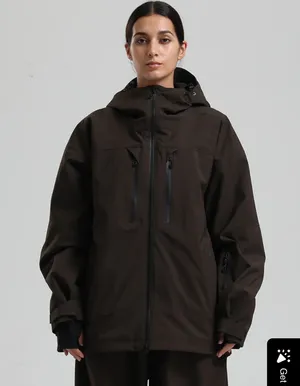 Snowverb brand NWT coffee ski/oversized board jacket Multiple Size XL thumbnail 1