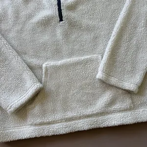 J.Crew Sherpa popover Quarter Zip jacket thumbnail 5