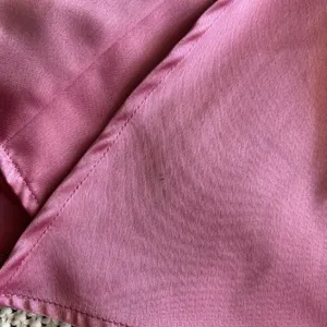 Lulus Always Celebrating Mauve Pink Satin Off-the-Shoulder Mini Dress Size M thumbnail 10