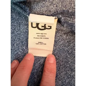 UGG Blue Heather Tunic Sweater Top Side Slit Pockets Small thumbnail 4