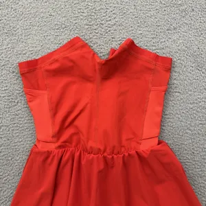 Lululemon Court Rival Skirt Skort Hight Rise Hot Heat Tennis Women's 2 Tall thumbnail 4