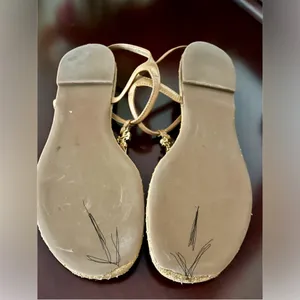 Tory Burch Tan Quilted Sandals thumbnail 4