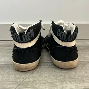 Golden Goose Mid Star Black High Top Skater Sneakers Streetwear Italian Size 37 thumbnail 5