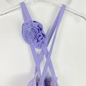 NWT Runaway by Rozalia The Flower Mini Dress Lilac Purple Size Large L NEW thumbnail 3
