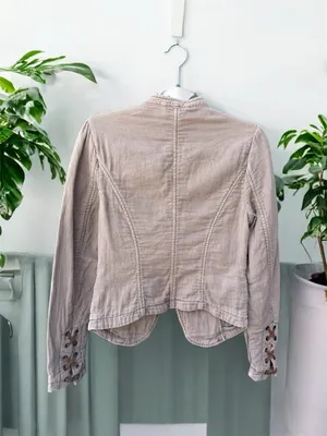 Free People Jagger Military Style Blazer/Jacket XS thumbnail 4