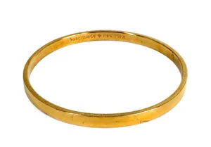 Kate Spade Heart Of Gold Idiom Bangle Bracelet Smell the Roses thumbnail 3