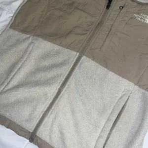 The North Face Denali Women's Medium Fleece Jacket Beige and Cream Coat M/M Ac6w thumbnail 6
