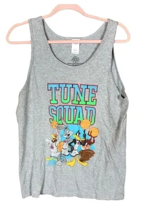 Space jam vintage tank top‎ Gray Size M thumbnail 1