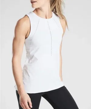Athleta White Foothill Seamless Tank thumbnail 1