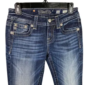 Miss Me Jeans‎ Women's Size 26 Signature boot cut Denim Embellished Pockets thumbnail 4