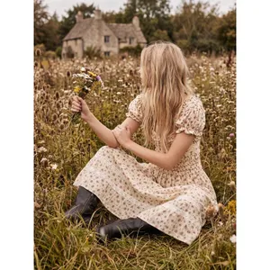 Free People Dainty Cottage Ethereal Bali Juniper Midi Dress 10 Lace Cream Floral thumbnail 13