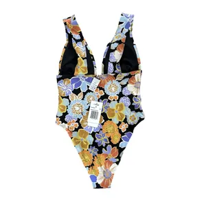 L* SPACE Katniss One-Piece Swimsuit BLACK SIZE S NWT thumbnail 5