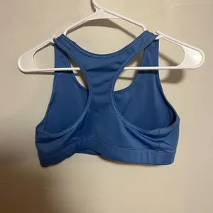 Nike Blue Racerback Sports Bra thumbnail 3
