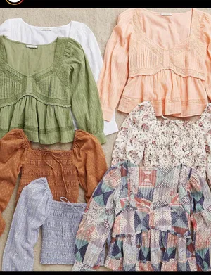 Patchwork Babydoll Top thumbnail 4