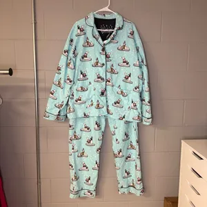 PJ Salvage Polar Bear Flannel Pajama Set Women’s Size XL Polar Bears & Penguins thumbnail 2