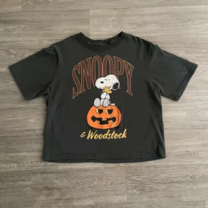 RSQ x Peanuts Snoopy & Woodstock Together Boxy Tee - medium thumbnail 2
