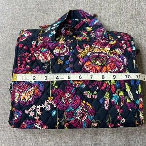 Vera Bradley Quilted Floral Hanging Organizer Travel Tote Bag in Navy thumbnail 8