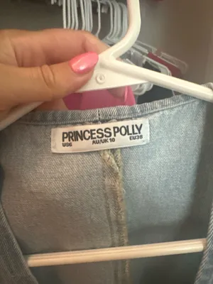 Princess Polly Medium Wash Denim Vest Top thumbnail 5