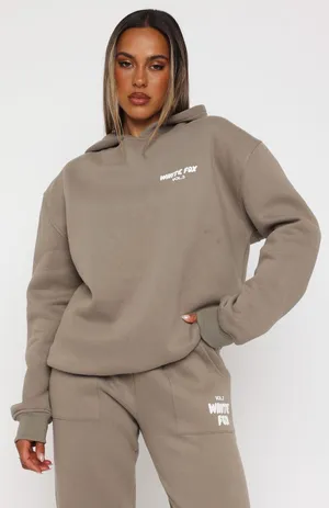 White Fox Boutique Offstage Hoodie in Fawn thumbnail 1