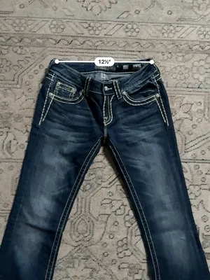 Miss Me Indigo Bootcut Jeans with Contrast Stitching thumbnail 7