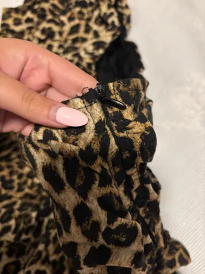 leopard print skirt from shein  thumbnail 3