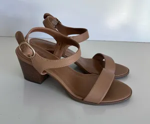Style & Co. Ankle Strap Block Heel Sandal Tan Nude thumbnail 1
