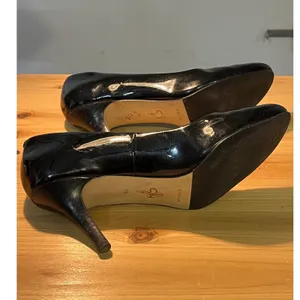 Cole Haan Nike Air Black Patent Leather‎ Round Toe Pumps Heels Womens 7B thumbnail 9