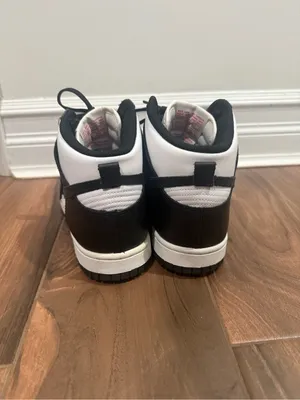 Nike Black and White High-Top Sneakers thumbnail 3