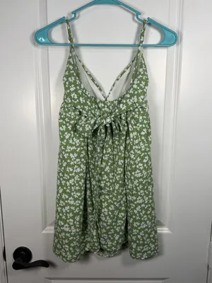 Princess Polly Koko Mini Green Floral Dress thumbnail 4
