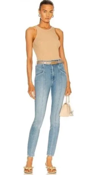 Mother Jeans The Seamed Swooner Hover Size 25 Blowing Kisses EUC thumbnail 1