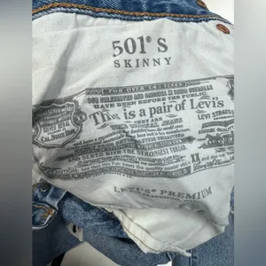 Levis Premium‎ 501 Skinny Women Jeans thumbnail 7