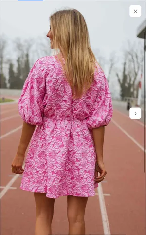 Easy clothes pink dress Size M thumbnail 3