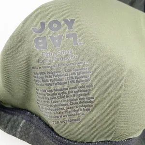 JoyLab Dark Green & Black Snakeskin Reptile Print Strappy Sports Bra Size XS thumbnail 5
